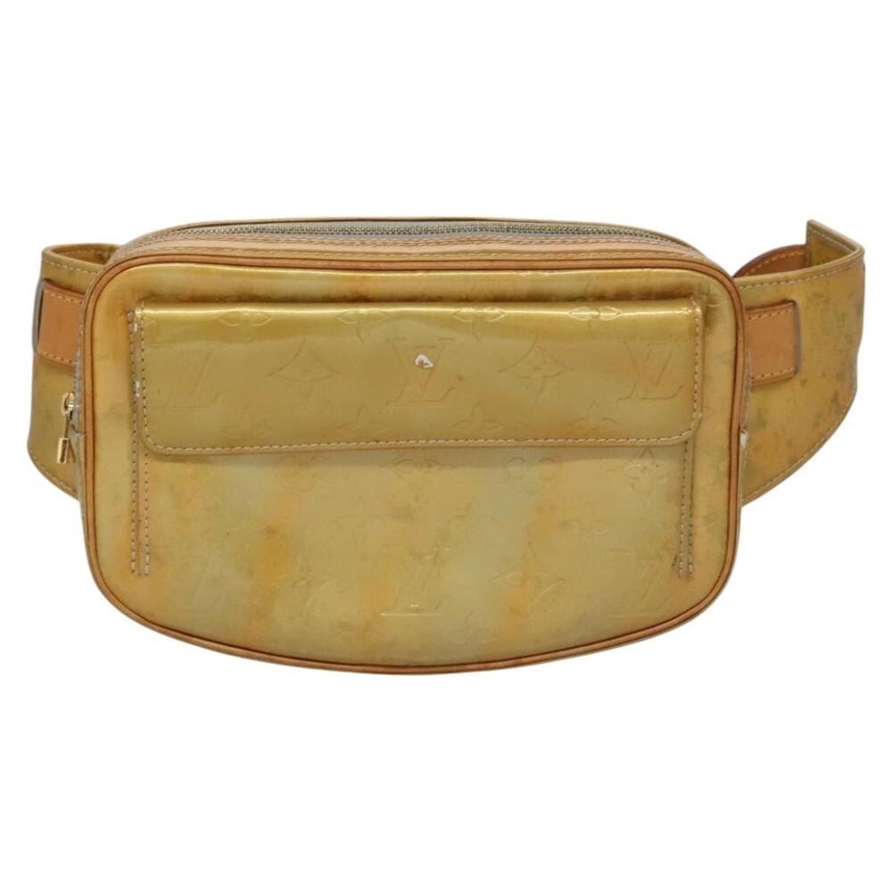 Louis Vuitton Monogram Vernis Fulton Waist Bag Gray